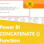 Power BI Concatenate Functions new epc group