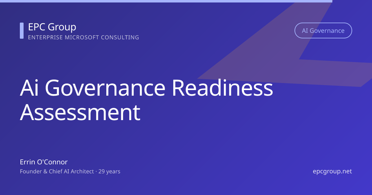 AI Governance Readiness Assessment | EPC