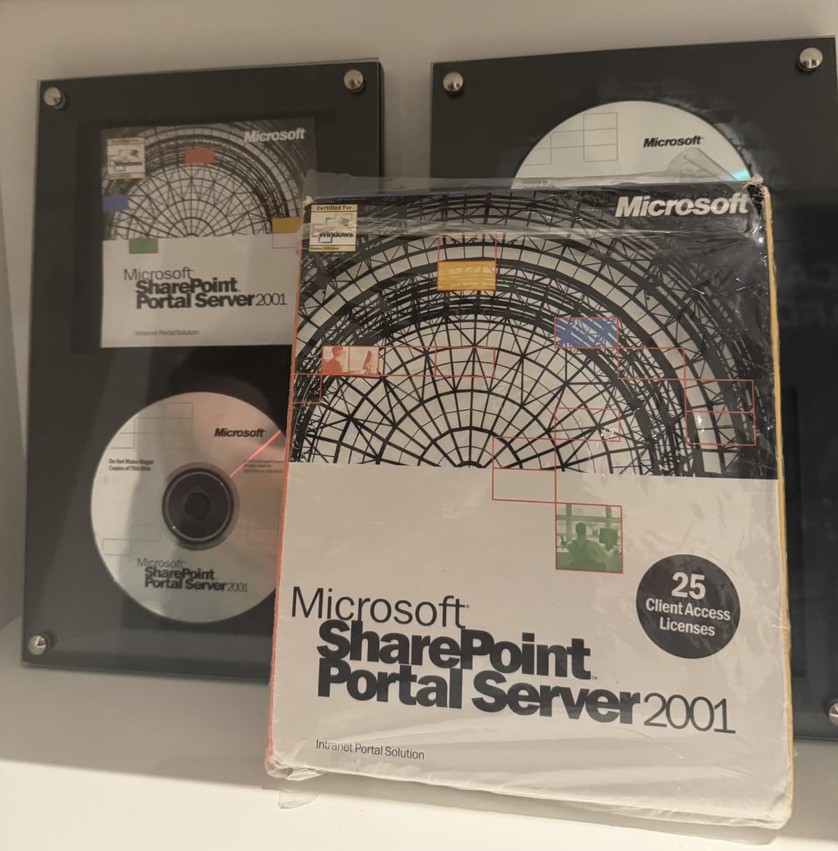 Original Microsoft SharePoint Server 2001 Box - From the first 10 CDs released by Microsoft