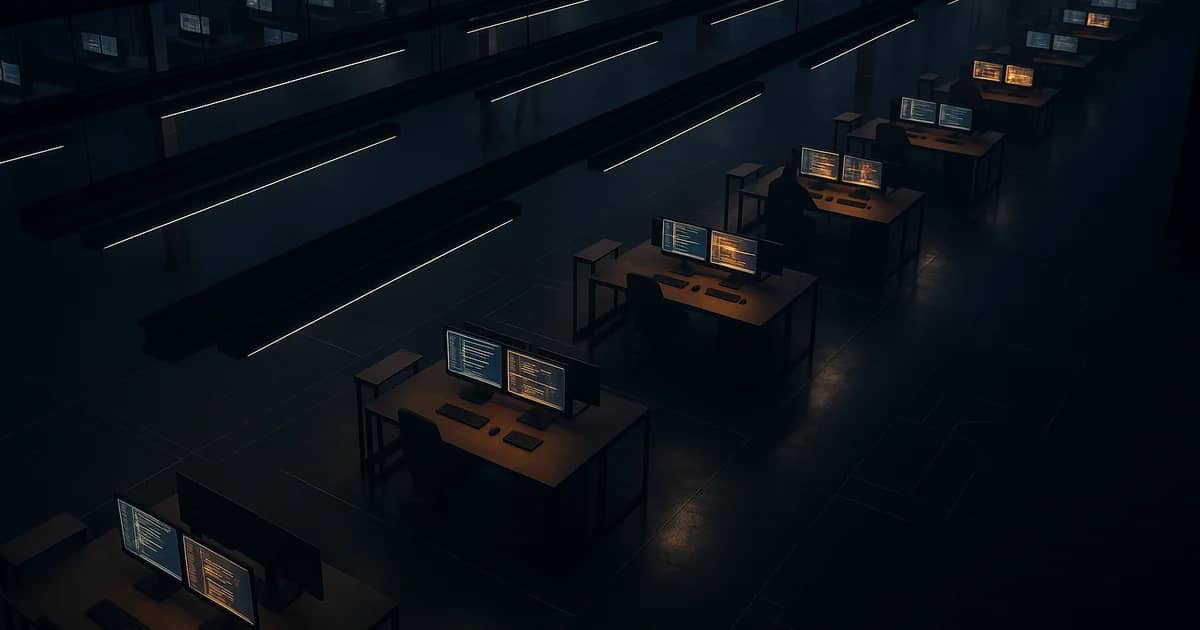 AI software factory concept: agentic delivery collapsing the cost of production hours in large integrator SOW engagements