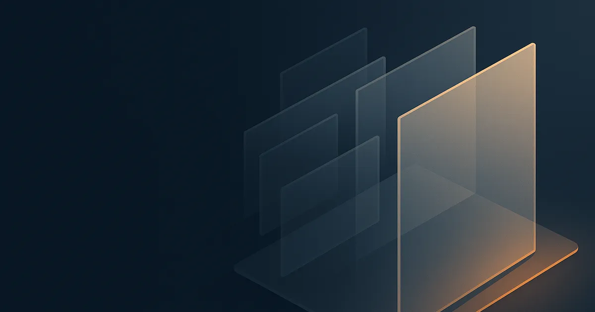 Abstract editorial illustration representing SharePoint Migration Services: The 2026 Buyer's Guide.