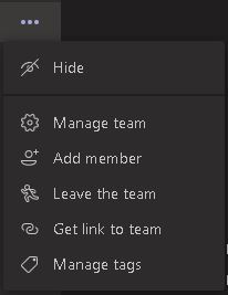 Add a team member in Microsoft Teams