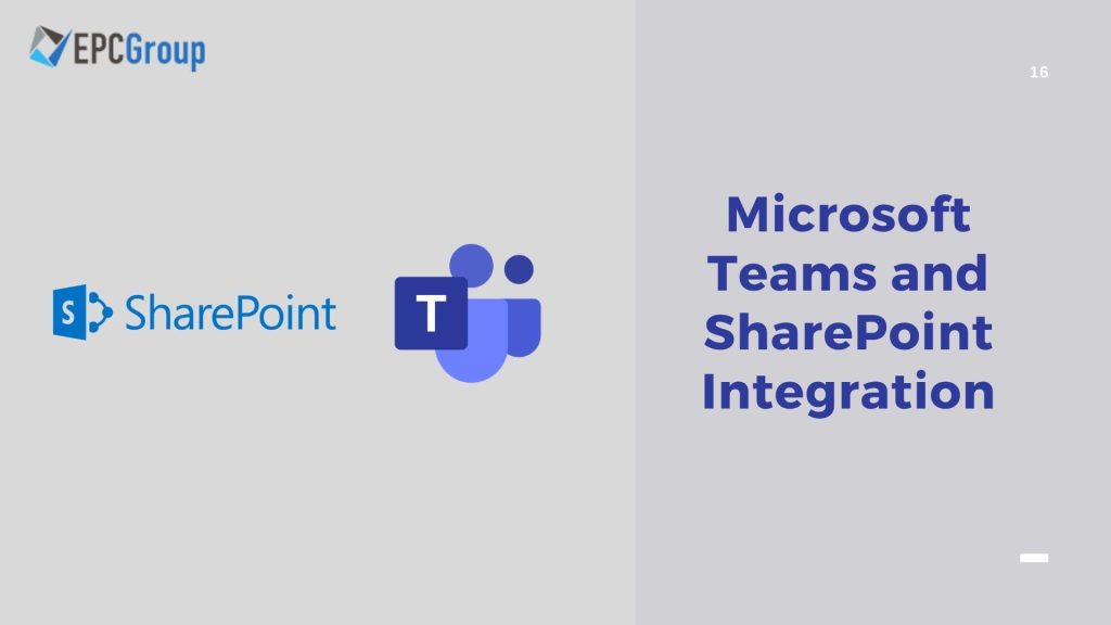Microsoft Teams and SharePoint Integration