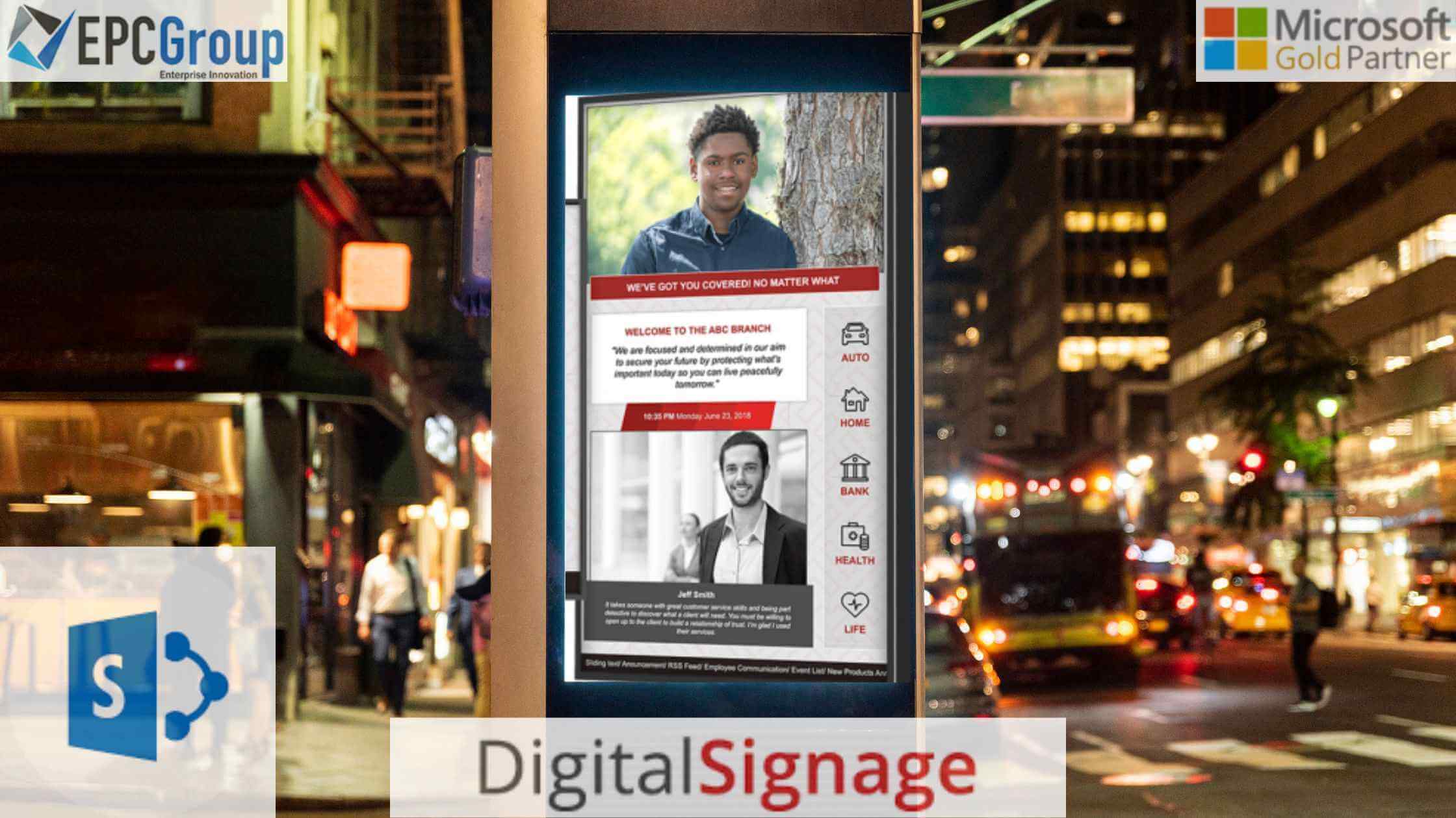How to Create SharePoint Digital Signage for your business - thumb image